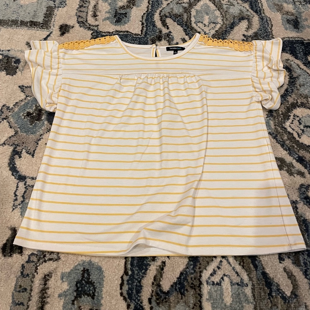 Girls Striped Shirt, size Large